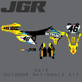 JGRMX/Yoshimura/Suzuki 2019 Motocross Team Graphics Kit